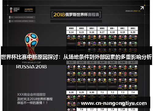 世界杯比赛中断原因探讨：从场地条件到外部因素的多重影响分析